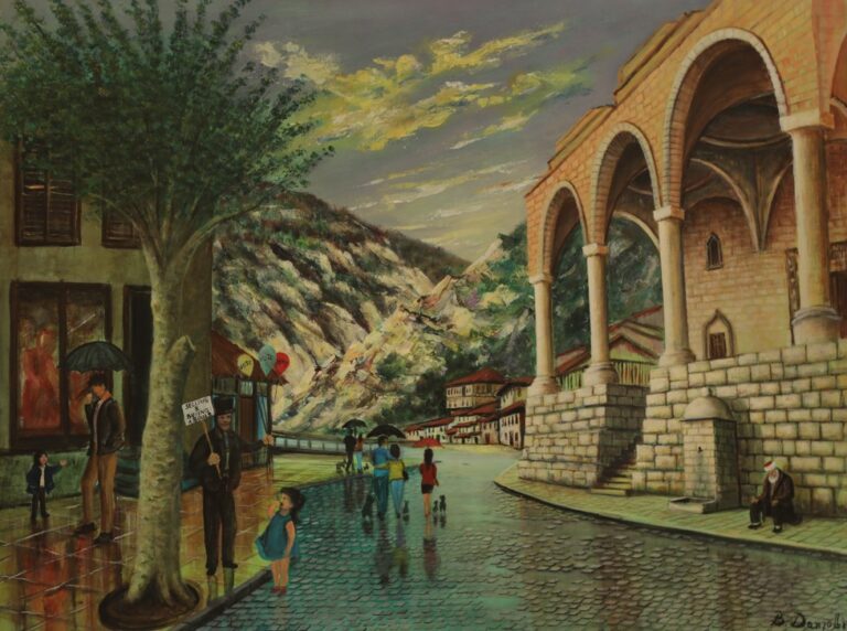 ‘Udhëtoni’ në Prizrenin e viteve 50-ta përmes pikturave të mahnitshme të Besim Danjollit