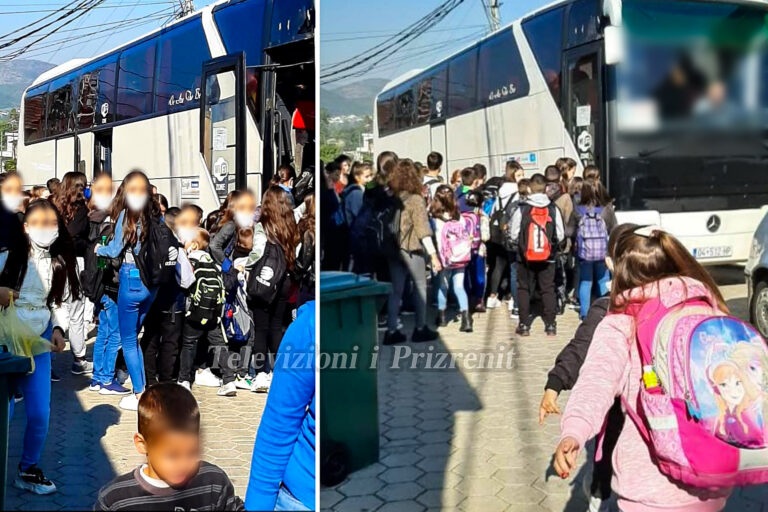 Prindërit e nxënësve të Poslishtit të shqetësuar: Fëmijët tanë po rrezikohen nga infektimi me virus gjatë udhëtimit për në shkollën e Billushës