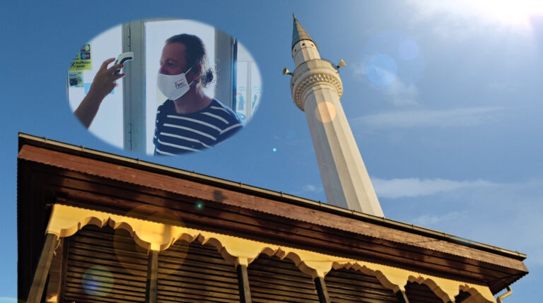 BIK-u: Matja e temperaturës e detyrueshme para hyrjes në xhami