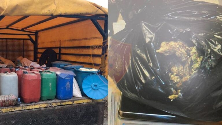 Ndodh në Shqipëri, transportonin drogë në kovë djathi