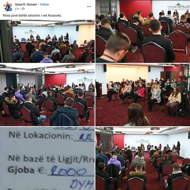 Gjobitët edhe Vetëvendosje për mos zbatim të masave për ruajtjen e shëndetit publik!