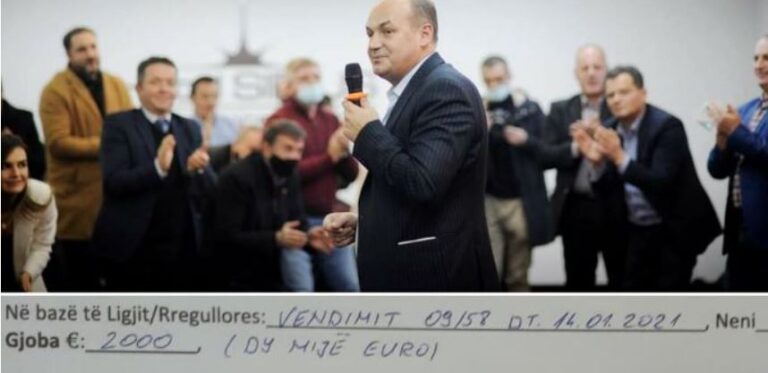 Inspektorati i Prishtinës gjobitë PDK-në me dy mijë euro