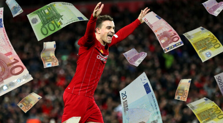 Pagat e lojtarëve në Liverpool, Shaqiri lë pas shumë yje