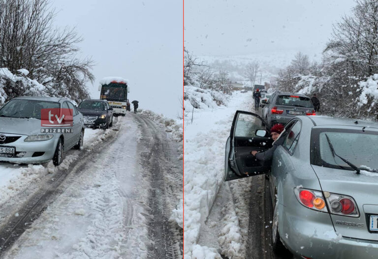 Vështirësohet qarkullimi i automjeteve në disa fshatra të Hasit