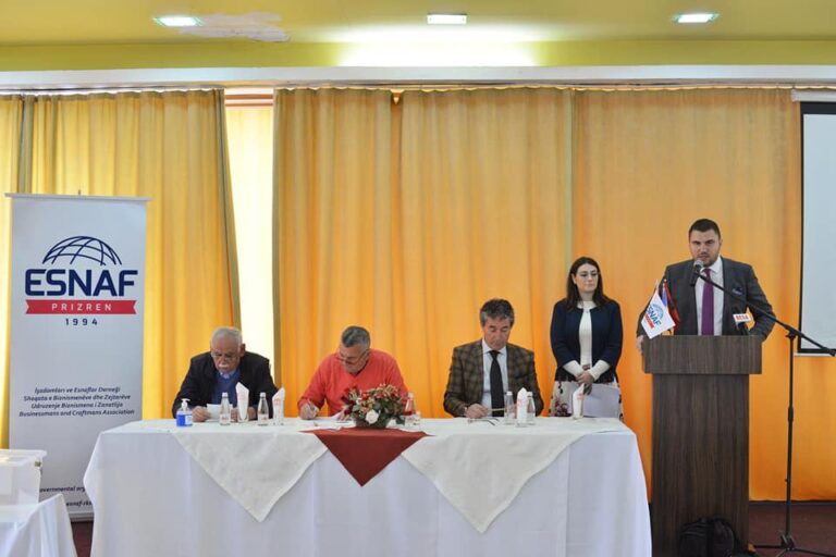 Shoqata “ESNAF” zgjedh kryesinë e re