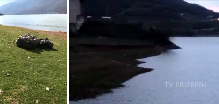 Disa të rinj me vetiniciativë largojnë mbeturinat nga liqeni i Vërmicës