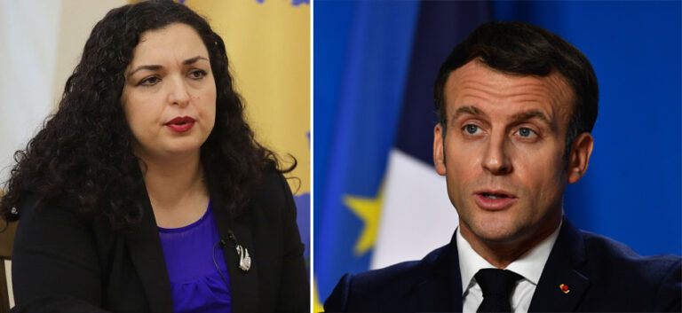 Macron i shkruan Osmanit, inkurajon për vazhdimin e dialogut Kosovë – Serbi