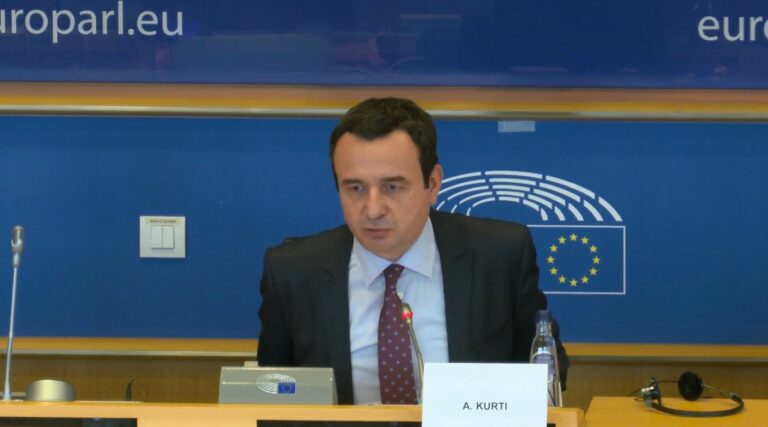 Kurti në PE: Marrëveshja e Washingtonit nuk besoj se është menduar të implementohet