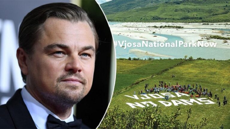 Leonardo DiCaprio apelon sërish që lumi Vjosa të shpallet Park Kombëtar