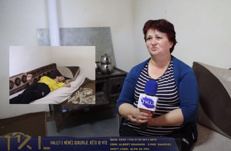 Hallet e nënës Bukurije për 18 vite – Kërkon ndihmën tuaj për shërimin e djalit të saj (Video)