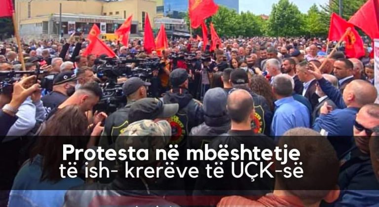 Veteranët protestojnë në mbështetje të ish-krerëve të UÇK-së