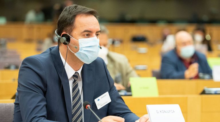 Konjufca në Parlamentin Evropian: Bllokimi i liberalizimit të vizave nga disa shtete është i paarsyeshëm