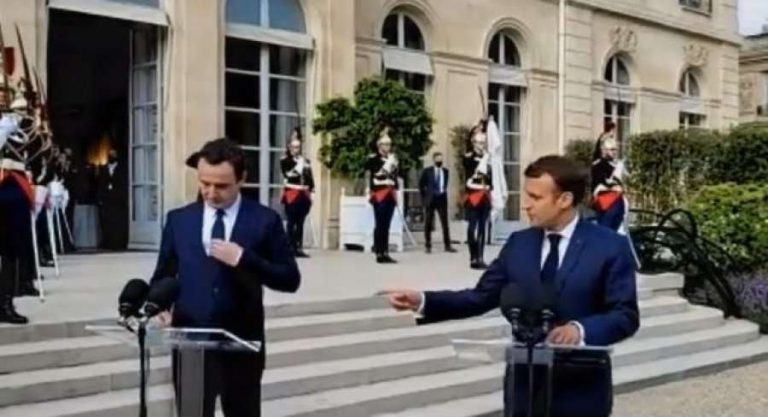 Kurti falënderon Macronin, e fton për vizitë në Kosovë