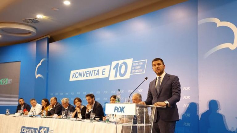 Krasniqi pasi u zgjodh kryetar i PDK-së: Besimin që ma dhatë do t’ua shpërblejë me punë të pandalshme