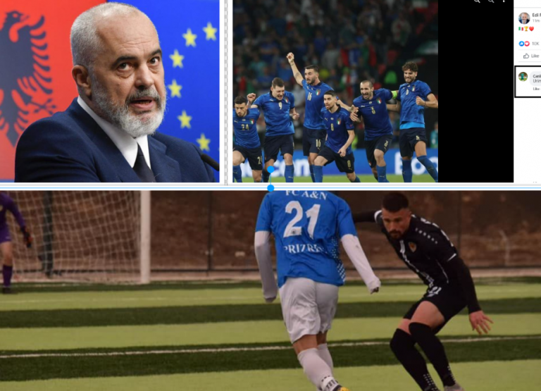 Futbollisti kosovar, Edi Ramës pas triumfit të Italisë: Urime bir, e keni meritu