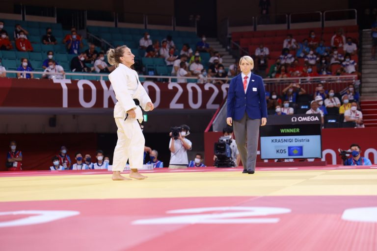 Distria Krasniqi për më pak se 20 sekonda kalon në gjysmëfinale