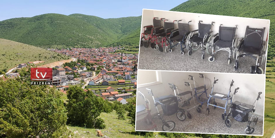 Mërgimtari nga Zhuri, sjell nga Zvicëra donacion disa karroca për personat me nevoja të veçanta