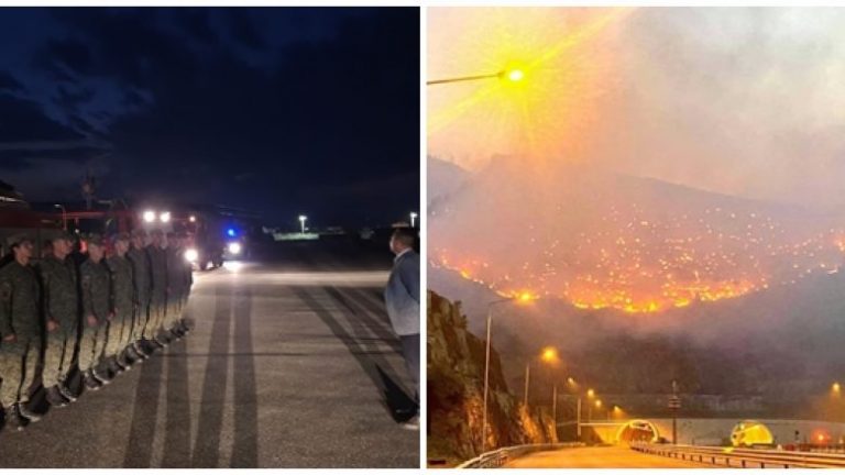 FSK niset në operacionin e shuarjes së zjarreve në Shqipëri