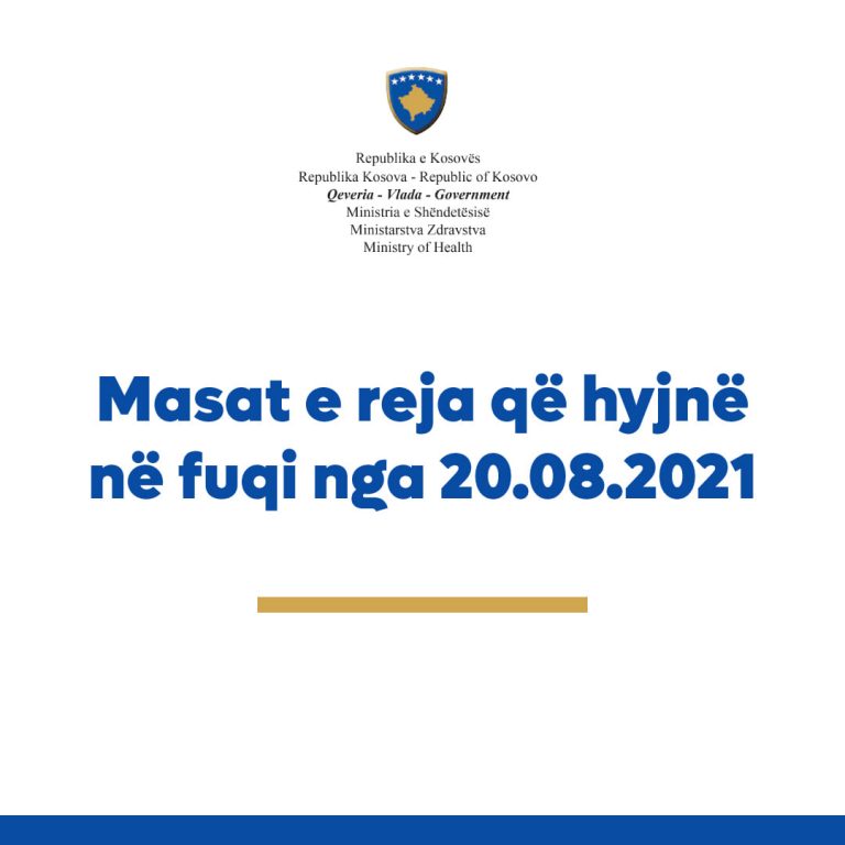 Nesër hyjnë në fuqi masat e reja antiCOVID, MSh i publikon të detajuara
