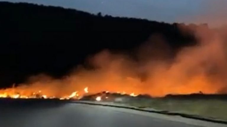 Zjarre në katër fshatra të regjionit të Prizrenit