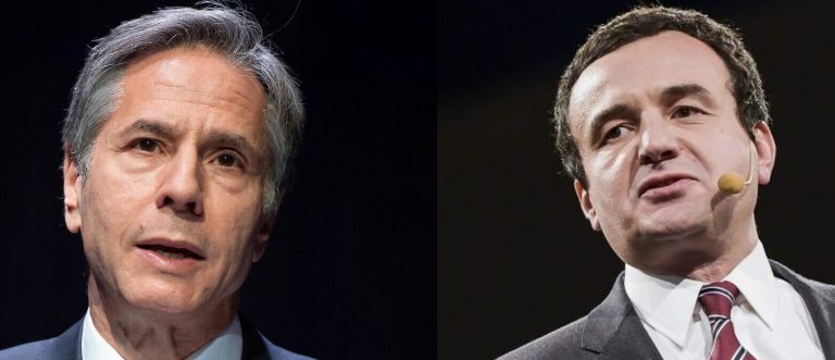 Blinken deklarohet pas bisedës me Kurtin