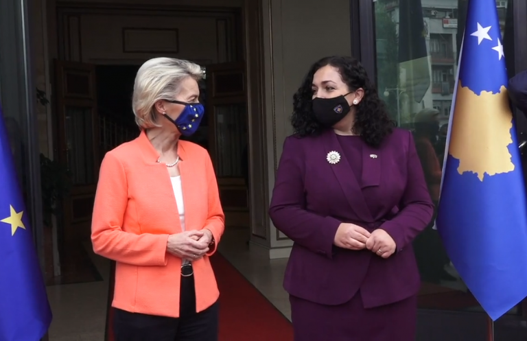 Fillon takimi mes Osmanit dhe Von der Leyen