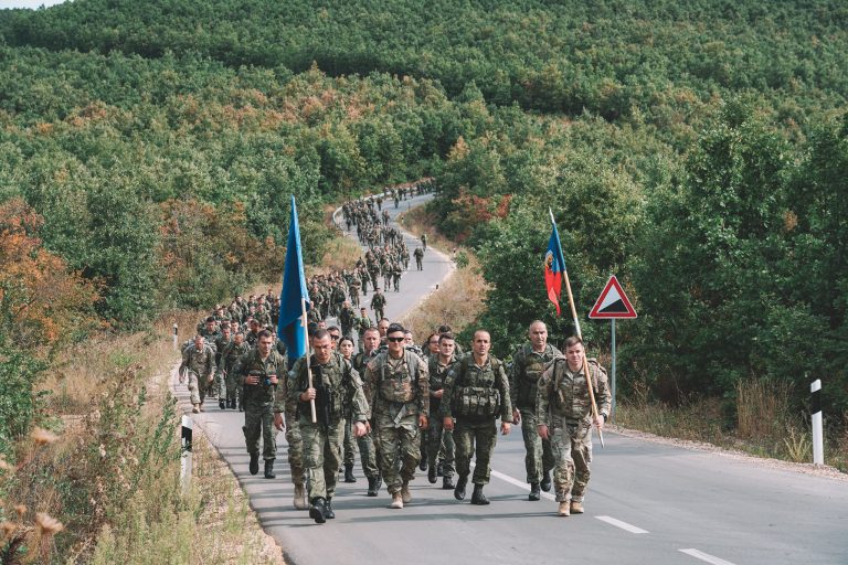 FSK marshon bashkë me ushtrinë amerikane në nderim të 11 shtatorit 2001