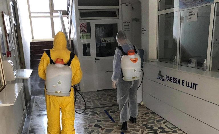 Bëhet dezinfektimi i objekteve në të gjitha njësit punuese të” Hidroregjioni jugor” në Prizren, Suharekë, Malishevë dhe Dragash
