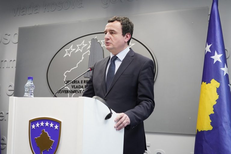 Kryeministri Kurti thërret konferencë për media, nuk dihet arsyeja