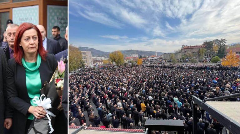 I jepet lamtumira e fundit Muamer ef. Zukorliq, në ceremoninë e varrimit edhe zëvendëskryeministrja, Emilija Rexhepi