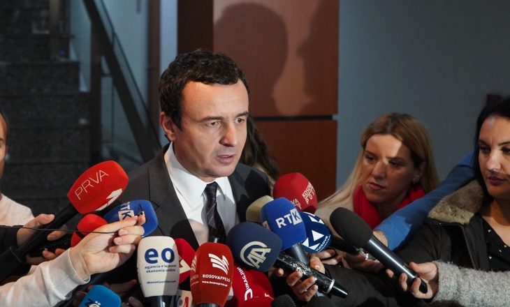 Kurti flet pas takimit me Lajçak