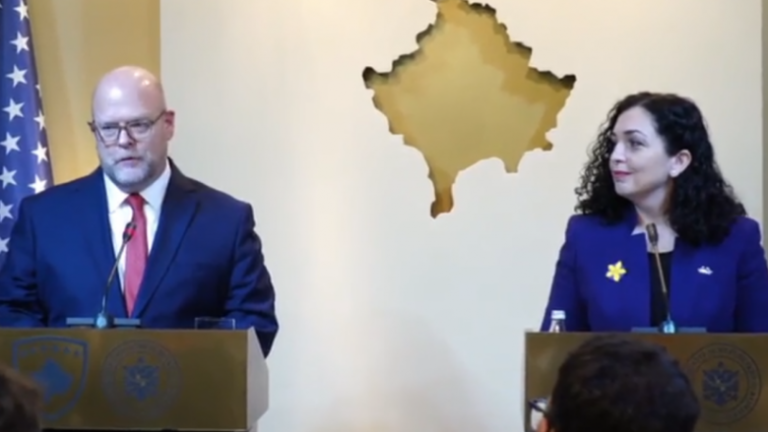 Osmani pranon letrat kredenciale nga ambasadori amerikan Hovenier: S’gjeni aleat më besnik se Kosova