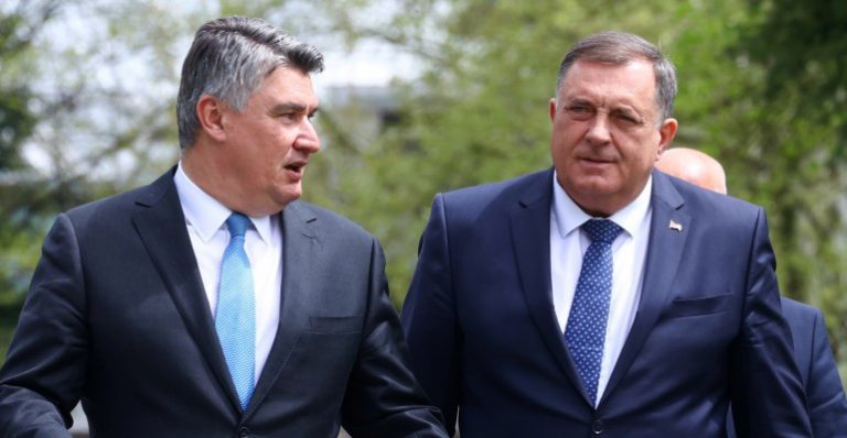 Presidenti kroat rreshtohet pro Dodik’ut: Nëse dikush voton për sanksione kundër tij për mua është tradhtar