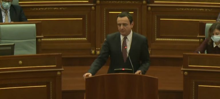 Kurti prezanton pikat e rezolutës kundër referendumit serb në Kosovë