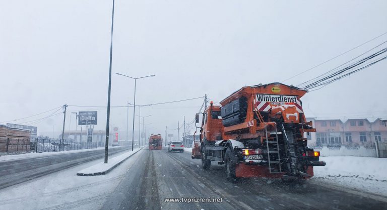 Shumica e rrugëve në Prizren të kalueshme, në aksin rrugor Vlashnje-Zhur ka vështirësi në qarkullim