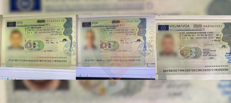 Me viza të falsifikuara gjermane e belge tentuan kalimin nga Rinasi, arrestohen 3 kosovarë