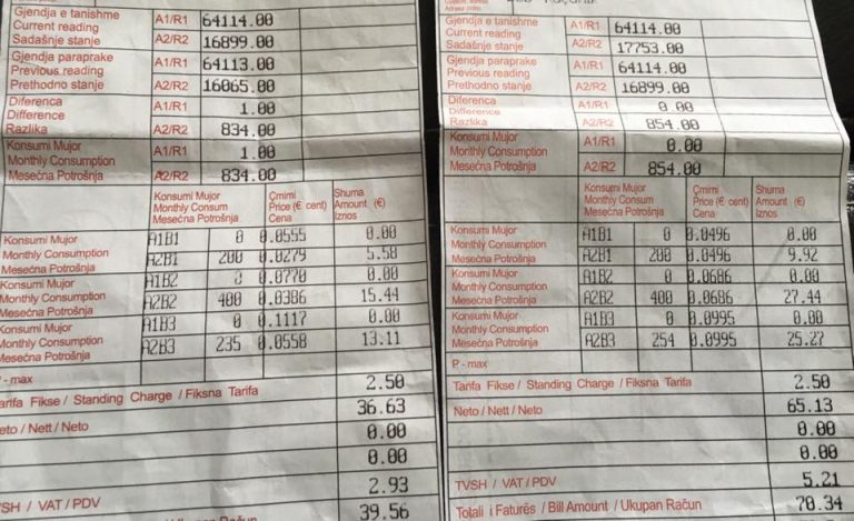 KESCO jep shpjegime rreth tarifave të reja të miratuara nga bordi i ZRRE-së