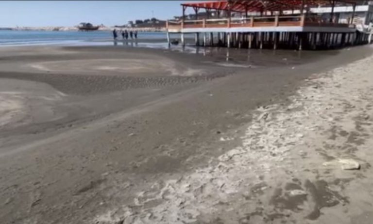 Fenomeni i çuditshëm në Shëngjin, deti tërhiqet 20 metra (Video)