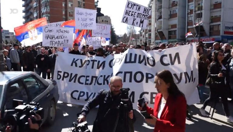 Përfundon protesta e udhëhequr nga Lista Serbe në veri