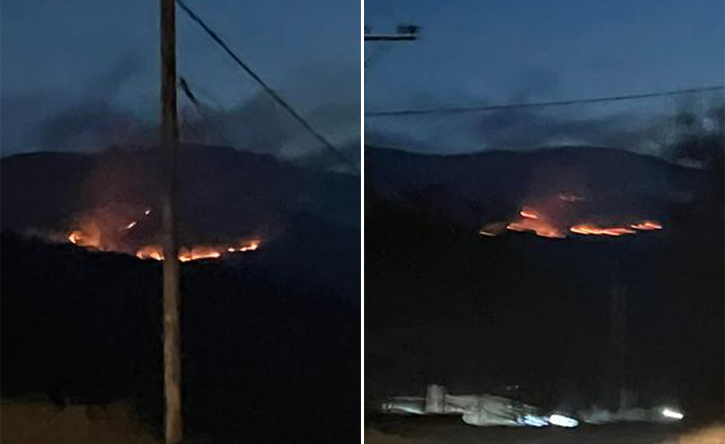 Kaplohet nga zjarri mali në afërsi të Reçanit