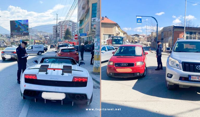 Policia në Prizren vetëm për muajin shkurt shqiptoi 1567 gjoba trafiku