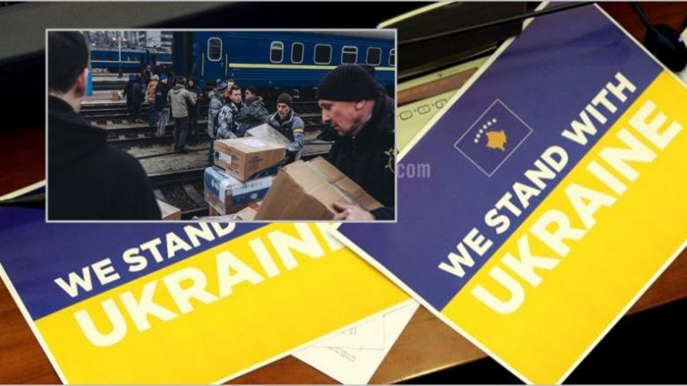 Sot në Prishtinë mbahet tubim në përkrahje të Ukrainës dhe kundër agresionit rus