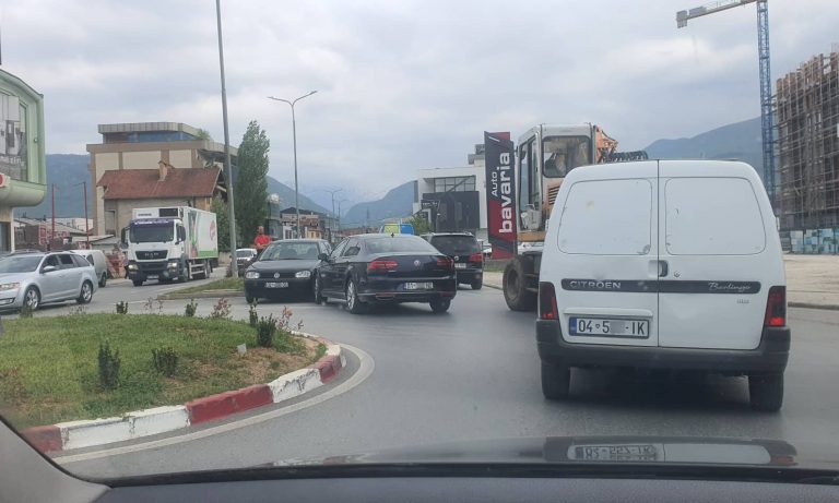 Aksident trafiku në lagjen Arbana të Prizrenit
