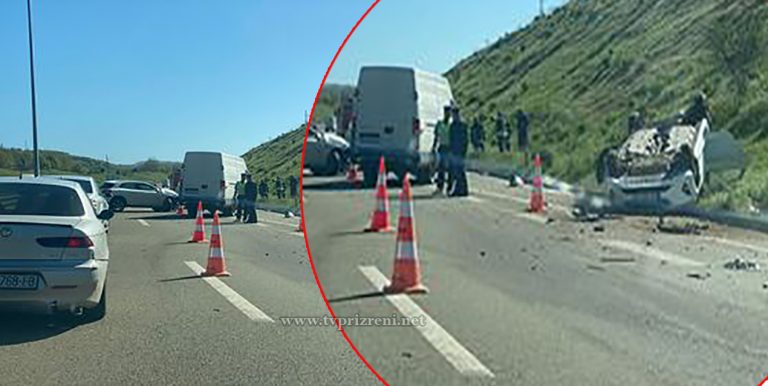 Aksident i rëndë në autostradën “Ibrahim Rugova”