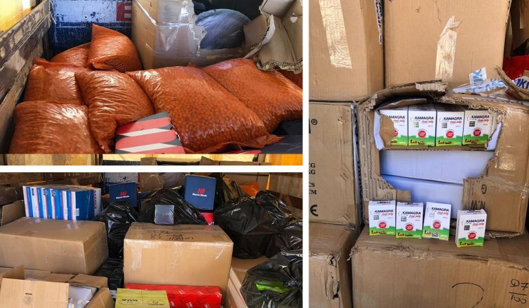 Policia kufitare parandalon një rast të kontrabandë në kufi, sekuestrohen mallra të ndryshme komerciale