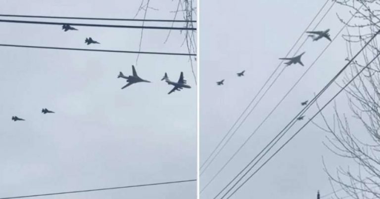 Katër bombardues bërthamorë rusë fluturojnë skaj Ukrainës