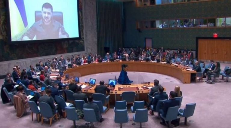Zelensky liston një seri akuzash ndaj Rusisë gjatë fjalimit në OKB
