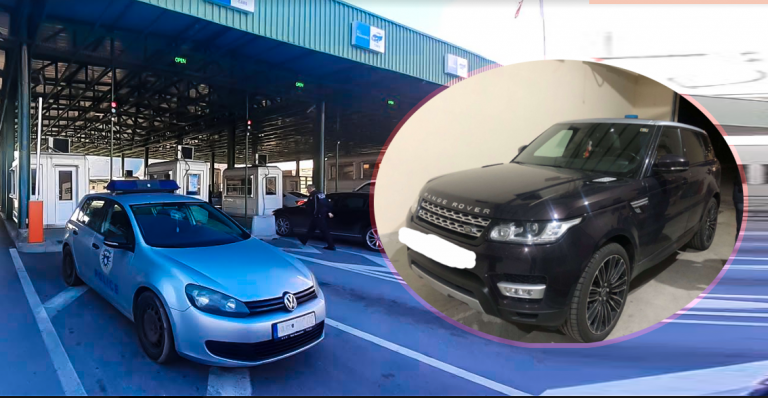Në pikën kufitare në Vërmicë, policia  ndalon veturën ‘Range Rover’, e vjedhur para 6 vitesh