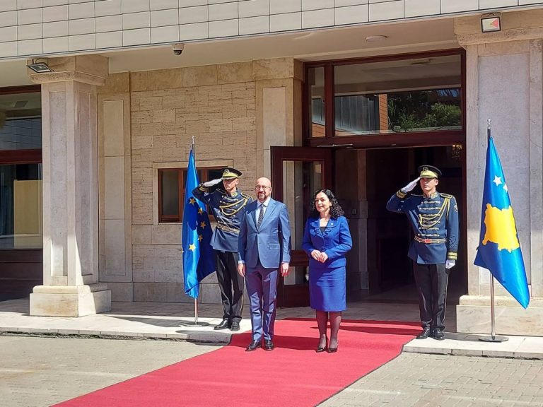 Presidentja Osmani pret në takim presidentin e Këshillit të Evropës