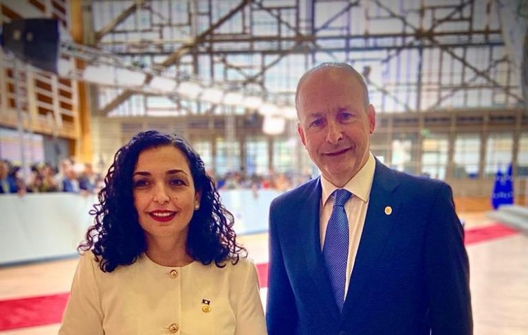 Osmani kërkon nga Irlanda mbështetjen për anëtarësim të Kosovës në KiE